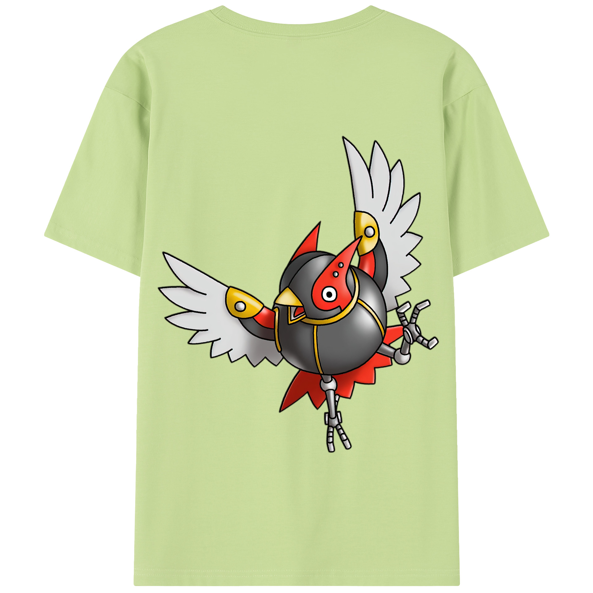 （画像用） ドラゴンクエスト Doragon Kuesuto Dragon Quest 綿100％半袖Tシャツ（背面プリント）